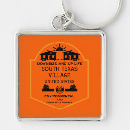 Chaveiro Comunidades de Casa Pequena Editáveis