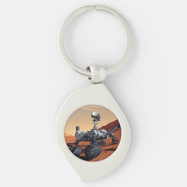 Chaveiro Conceito Artístico do Rover Curiosity da NASA para (Frente)