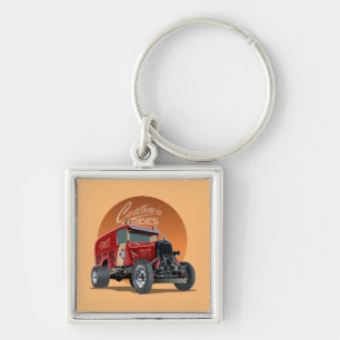 Chaveiro Conceito personalizado de carro de retrocorrida