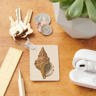 Chaveiro Concha de Tritão, Animal Marinho Vintage Oceano