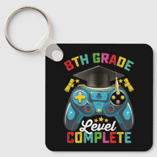 Chaveiro Concluído o Nível da 8ª Série Graduação Jogos Game