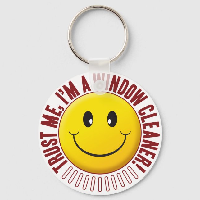 Chaveiro Confiança do Limpador de Janelas (Frente)