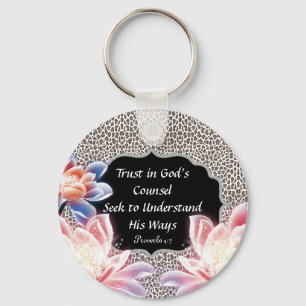 Chaveiro Confiança na chave de impressão animal do advoga