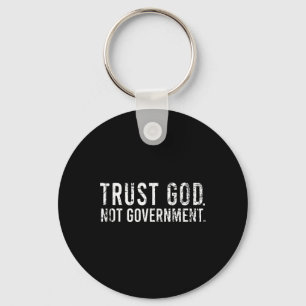 Chaveiro Confie em Deus não Governo