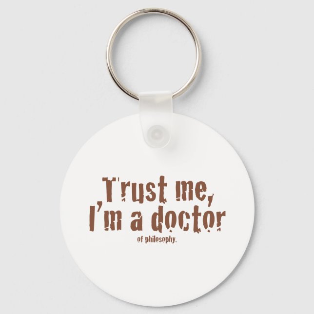 Chaveiro Confie em mim, sou médico... (Frente)