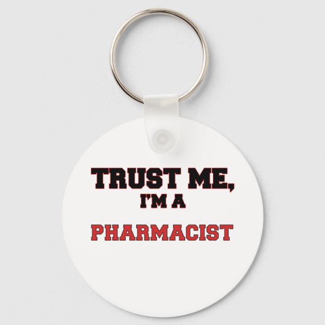 Chaveiro Confie em mim, sou meu farmacêutico (Frente)