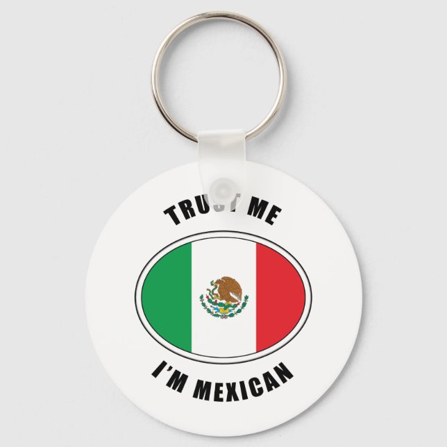 Chaveiro Confie em mim, sou mexicano (Frente)