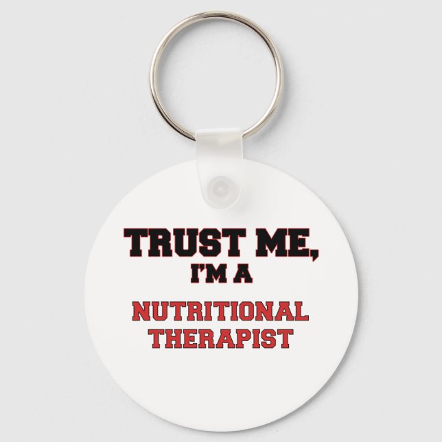 Chaveiro Confie em mim, sou minha terapeuta nutricional (Frente)