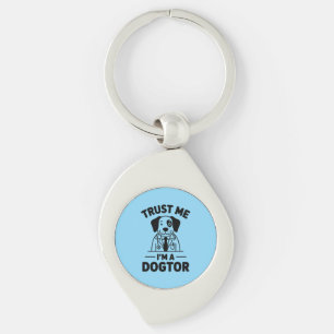 Chaveiro Confie em Mim, Sou um Dogtor