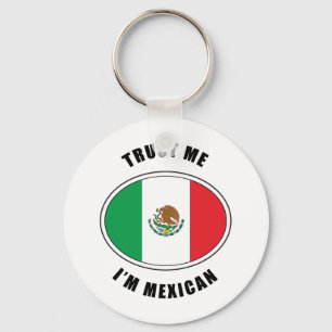 Chaveiro Confie que eu mim é mexicano