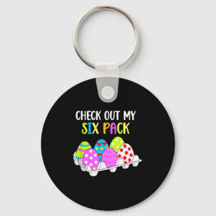 Chaveiro Confira Meu Six Pack Piada de Ovos de Páscoa Abs T
