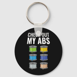 Chaveiro Confira Meus Abs Engraçado Impressão 3D