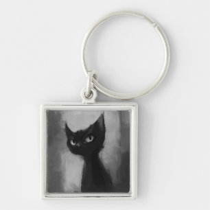 Chaveiro Conhecendo o Gato Ninja Preto