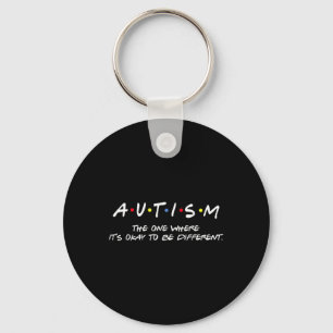 Chaveiro Consciência Autismo Aquele onde está tudo bem ser