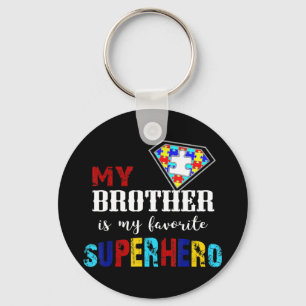 Chaveiro Consciência Autismo Camisa do irmão, consciênci