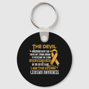 Chaveiro Consciência da leucemia Eu sou o Diabo das Tempest