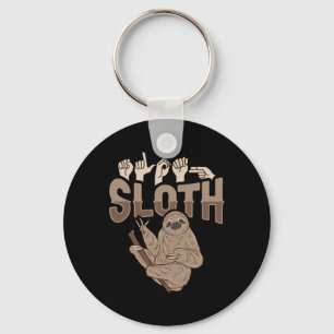 Chaveiro Consciência da Perda Auditiva Surdez Sinal Mão ASL