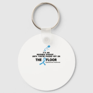 Chaveiro Consciência de Dysautonomia é uma doença invis