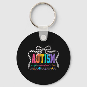 Chaveiro Consciência do Autismo Aceitar Entender Amor Xadre