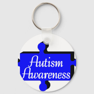Chaveiro Consciência do autismo (PP azuis)