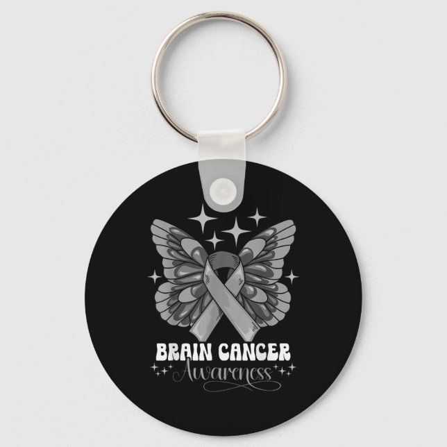 Chaveiro Consciência do Cancer cerebral _2 (Frente)