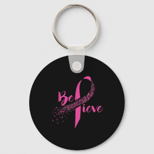 Chaveiro Consciência do Cancer da Mama - Crença Inspiracion