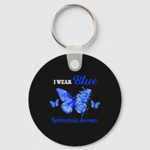 Chaveiro Consciência Eu Visto Borboleta Azul