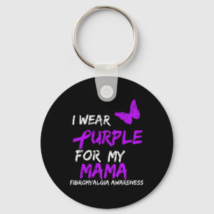 Chaveiro Consciência Eu Visto Roxo Para Minha Mãe
