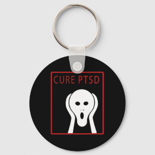 Chaveiro Consciência Ptsd Curta 2 Posto Desordem de Estress