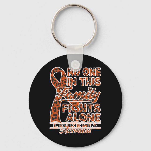 Chaveiro Consciência Que Ninguém Nesta Família Luta Sozinha (Frente)