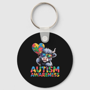 Chaveiro Consciencialização do autismo autista