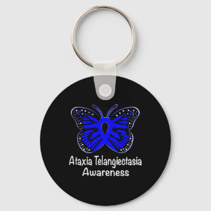 Chaveiro Conscientização da Ataxia Telangiectasia Guerreiro