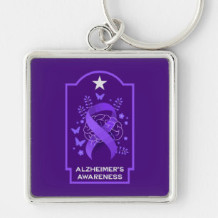 Chaveiro Conscientização da Doença de Alzheimer