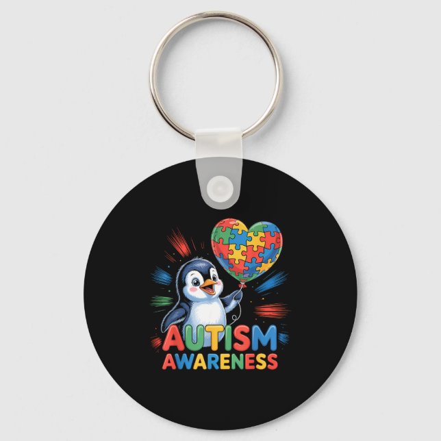 Chaveiro Conscientização do autismo  (Frente)