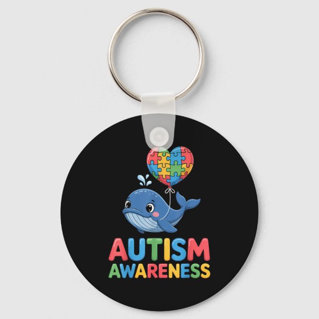 Chaveiro Conscientização do autismo  (Frente)