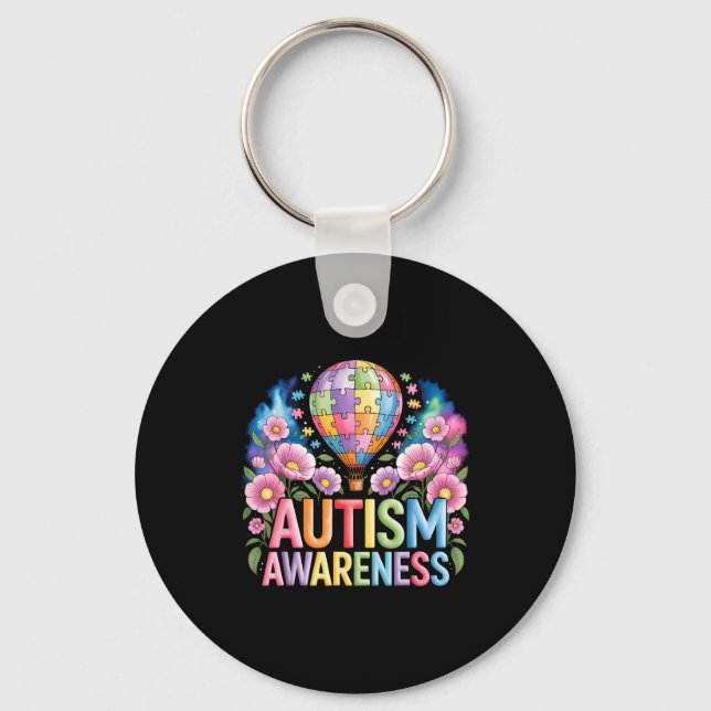 Chaveiro Conscientização do autismo  (Frente)