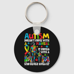 Chaveiro Conscientização do Autismo 2025 Não Vem Com Um Man
