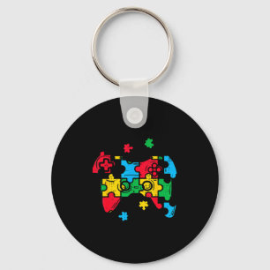 Chaveiro Conscientização Do Autismo Gamer Asd Jogos Meninos
