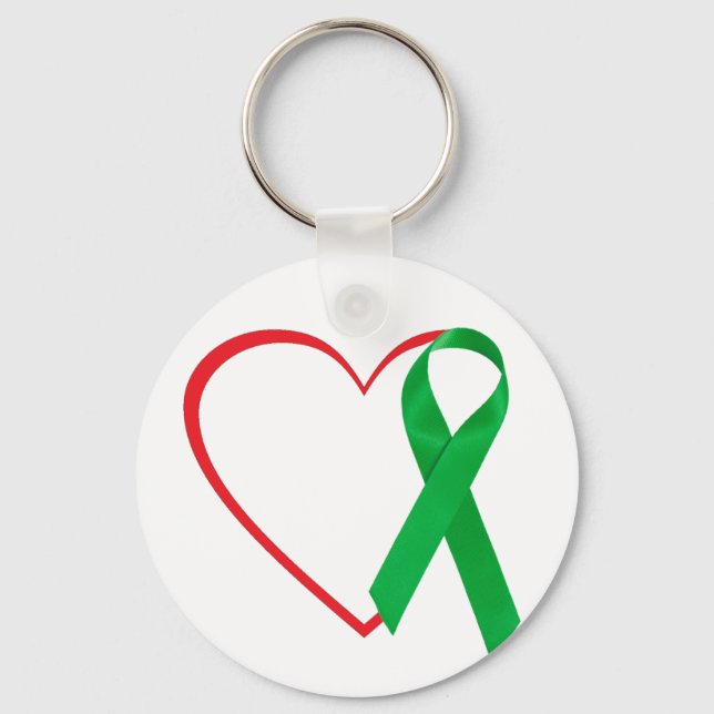 Chaveiro Conscientização do Coração, Cirurgia, Presente de  (Frente)
