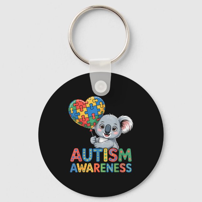 Chaveiro Conscientização sobre autismo (Frente)
