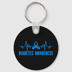 Chaveiro conscientização sobre diabetes em novembro vestimo