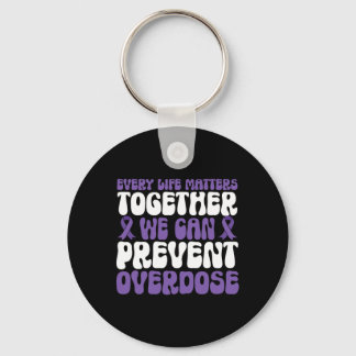 Chaveiro Conscientização sobre overdose – Podemos prevenir 