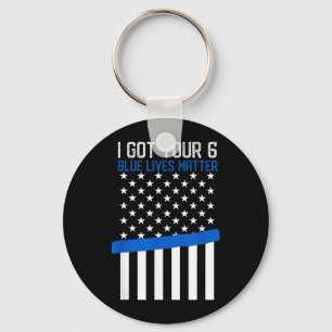 Chaveiro Conseguiu 6 Bandeira da Aplicação da Lei Polícia L