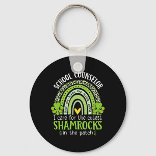 Chaveiro Conselheiro Escolar Shamrocks Mais Fofos Arco-íris