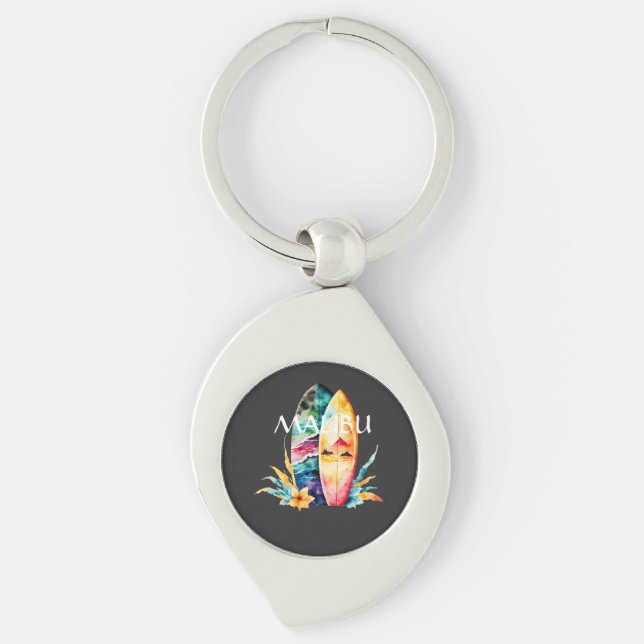 Chaveiro Conselhos de Surf Malibu (Frente)