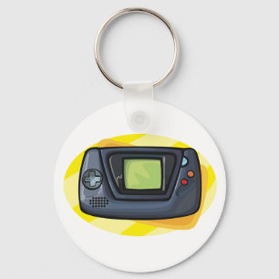 Chaveiro Console de Jogo Portátil Retro dos Anos 90 Gamer
