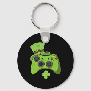 Chaveiro Console de videogame Dia de São Patrício Crianças