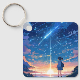 Chaveiro constelação com estrelas atiradoras