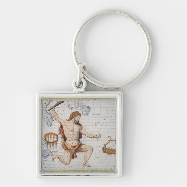 Chaveiro Constelação de Hercules com corona e Lyra, pl (Frente)