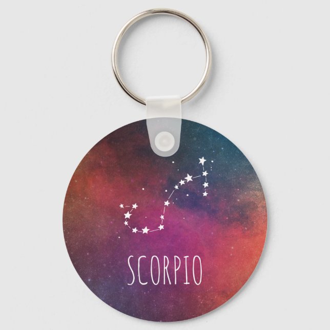 Chaveiro Constelação de Sinal de Scorpio (Frente)